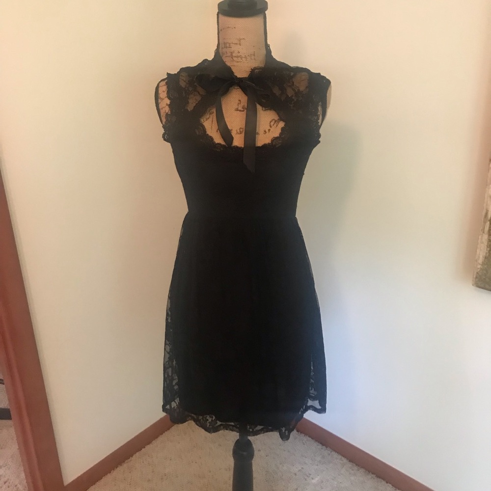 LIP SERVICE black lace dress